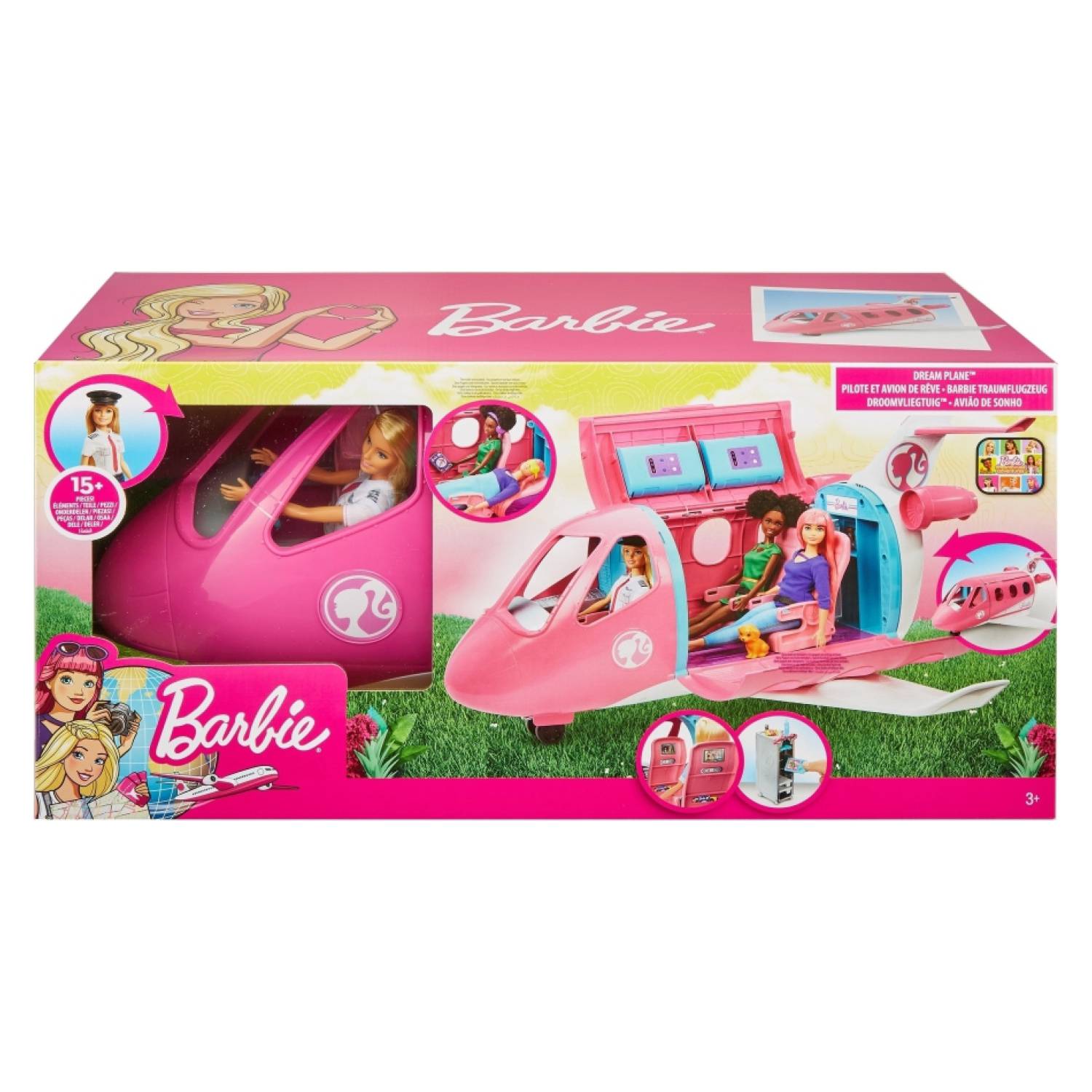 BARBIE JET DE AVENTURAS AVION ESTATE - Imagen 2