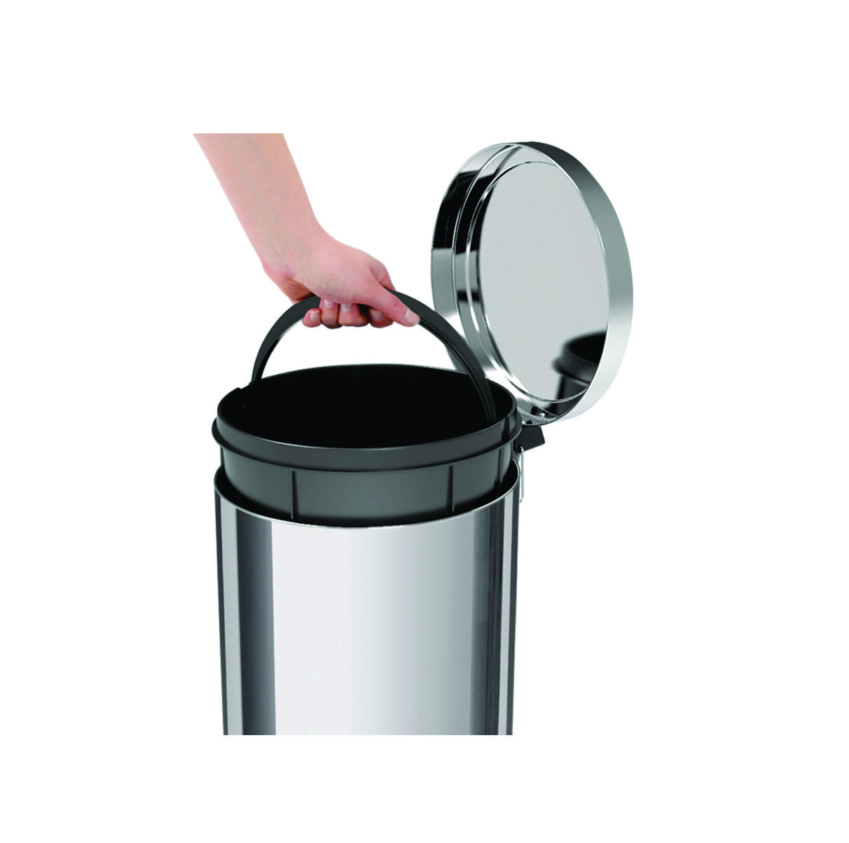 BASURERO 20lts - 30lts PAPELERO ACERO INOX - Imagen 4