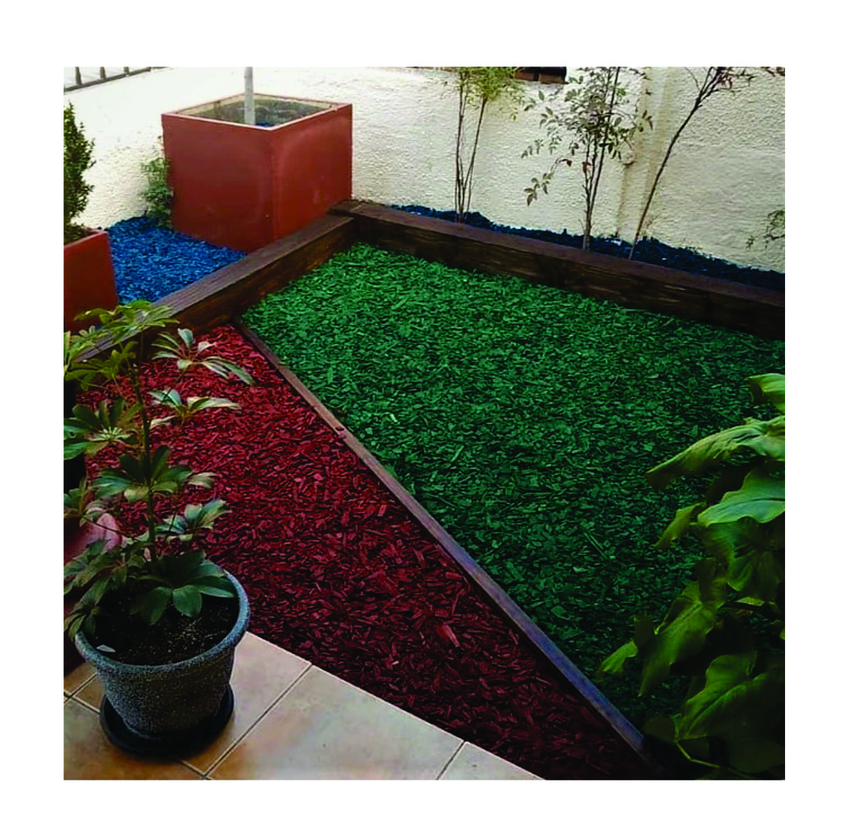 MULCH VERDE DECORATIVO JARDIN - Imagen 4