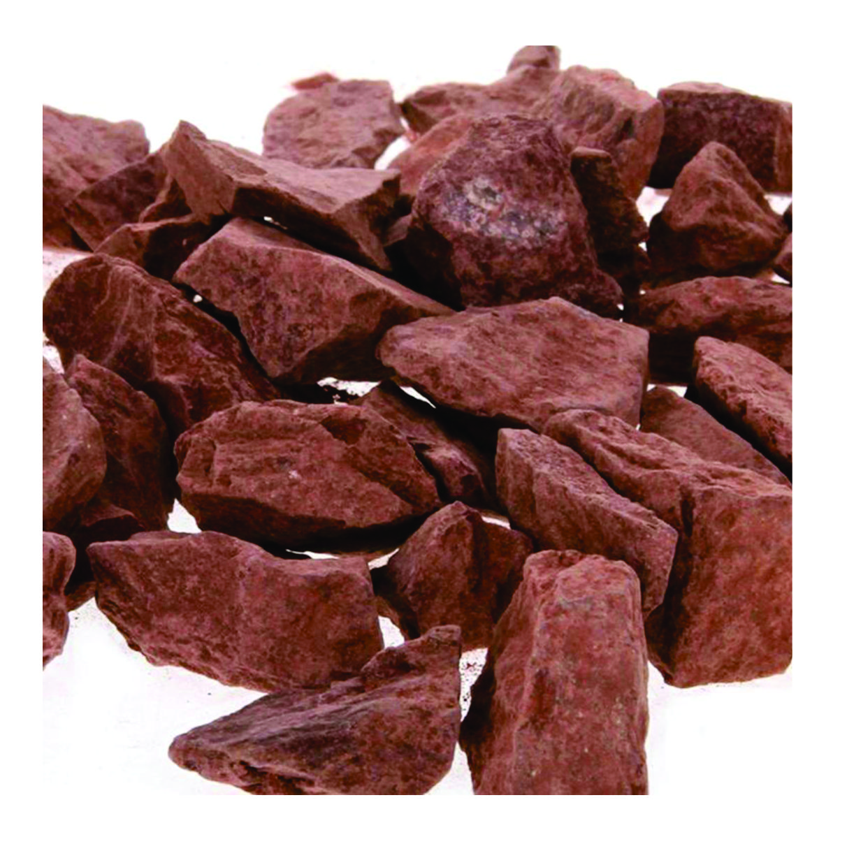 PIEDRA ROJA DECORATIVA JARDIN - Imagen 3