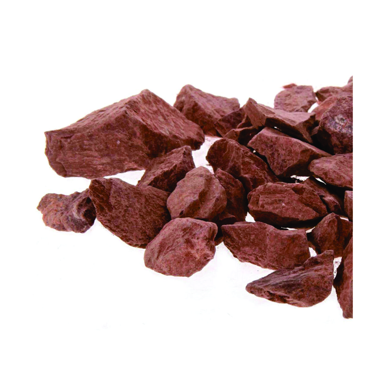 PIEDRA ROJA DECORATIVA JARDIN - Imagen 2