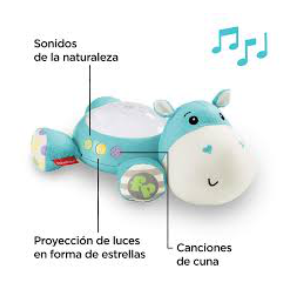 PELUCHE FISHER PRICE HIPO HORA DE DORMIR - Imagen 2
