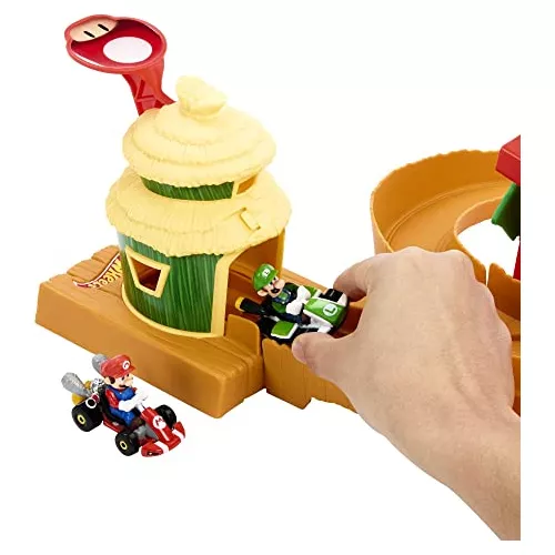 PISTA HOT WHEELS MARIO KART CARRERA EN LA SELVA - Imagen 5