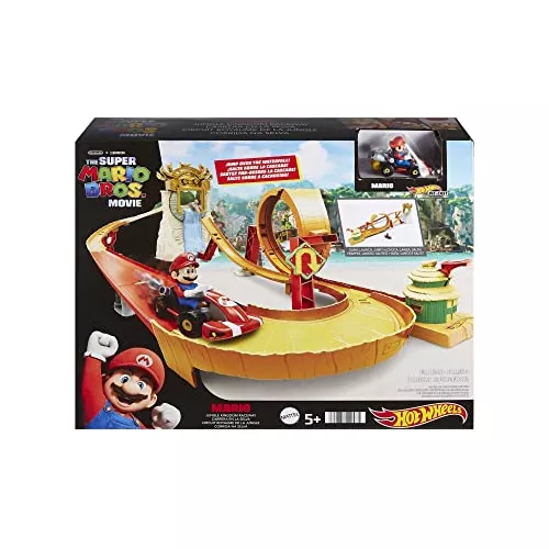 PISTA HOT WHEELS MARIO KART CARRERA EN LA SELVA - Imagen 2