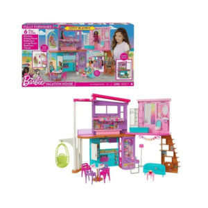 BARBIE CASA DE MUÑECA MALIBU 25 ACCESORIOS