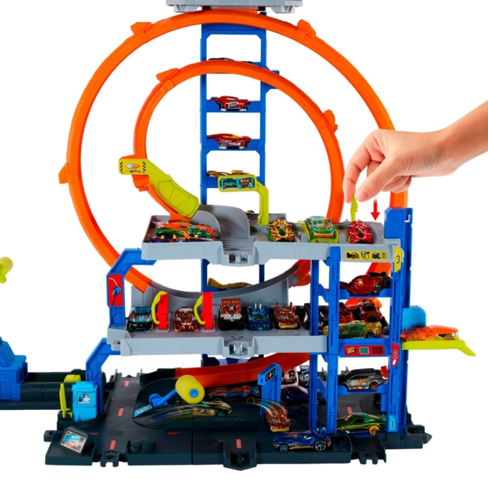 HOT WHEELS CITY PISTA DE JUGUETE MEGA GARAGE - Imagen 7
