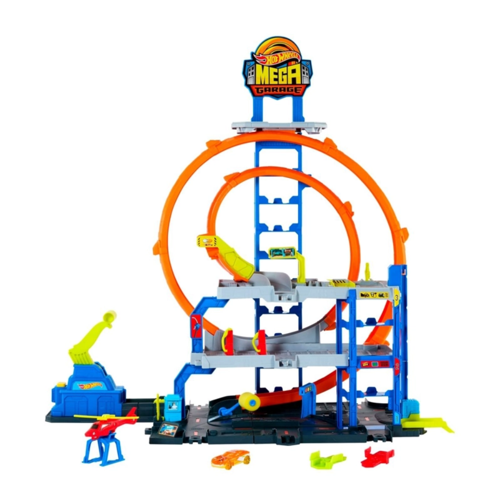 HOT WHEELS CITY PISTA DE JUGUETE MEGA GARAGE - Imagen 6