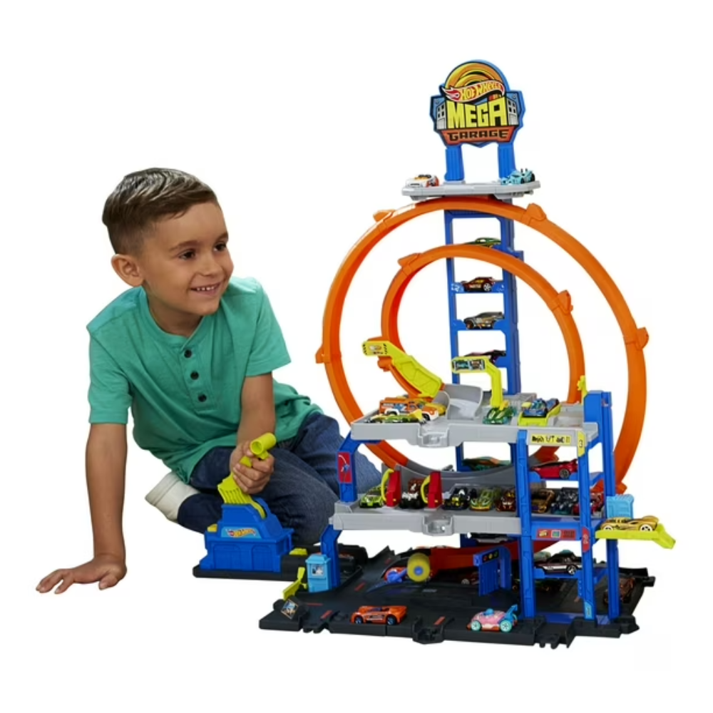 HOT WHEELS CITY PISTA DE JUGUETE MEGA GARAGE - Imagen 2
