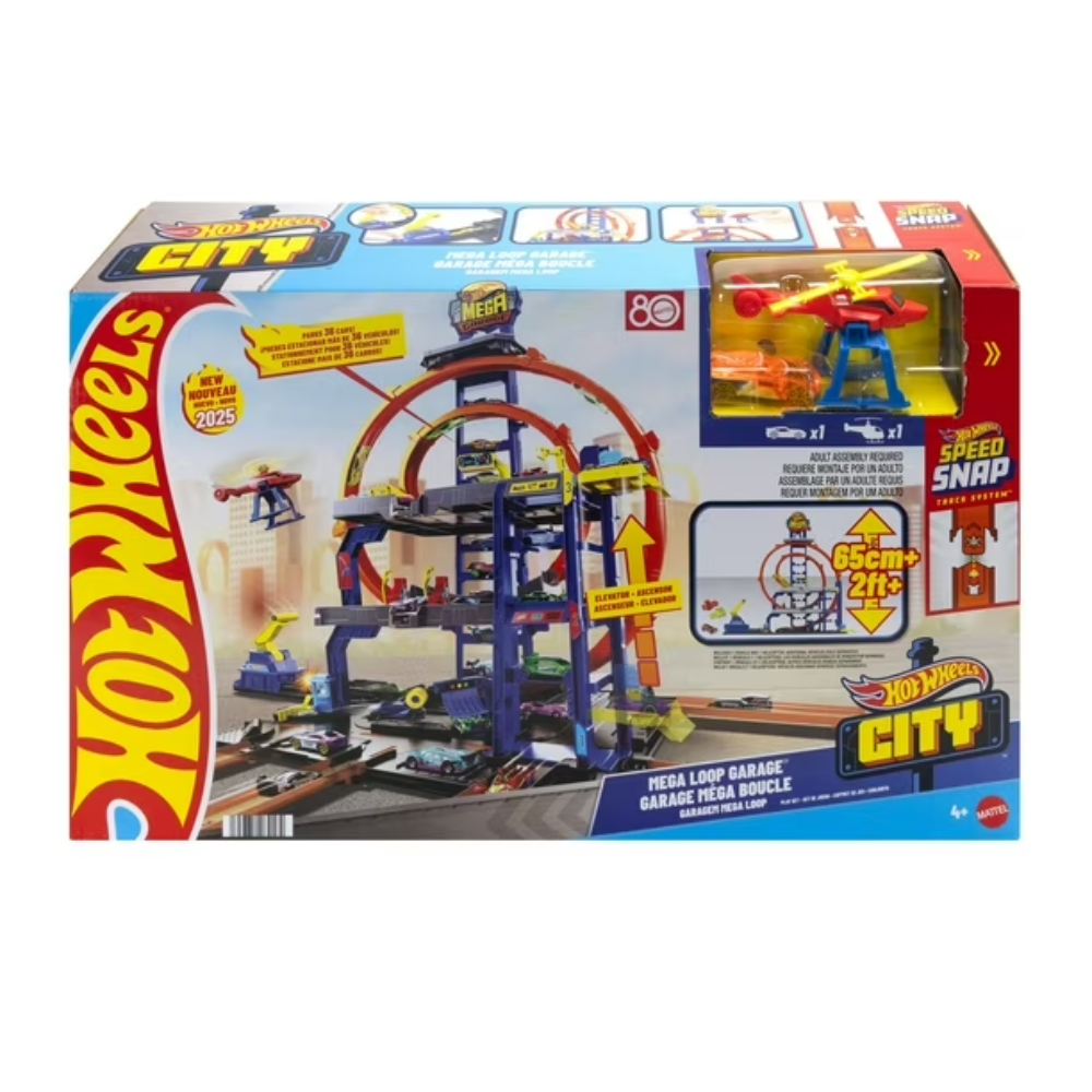 HOT WHEELS CITY PISTA DE JUGUETE MEGA GARAGE - Imagen 3