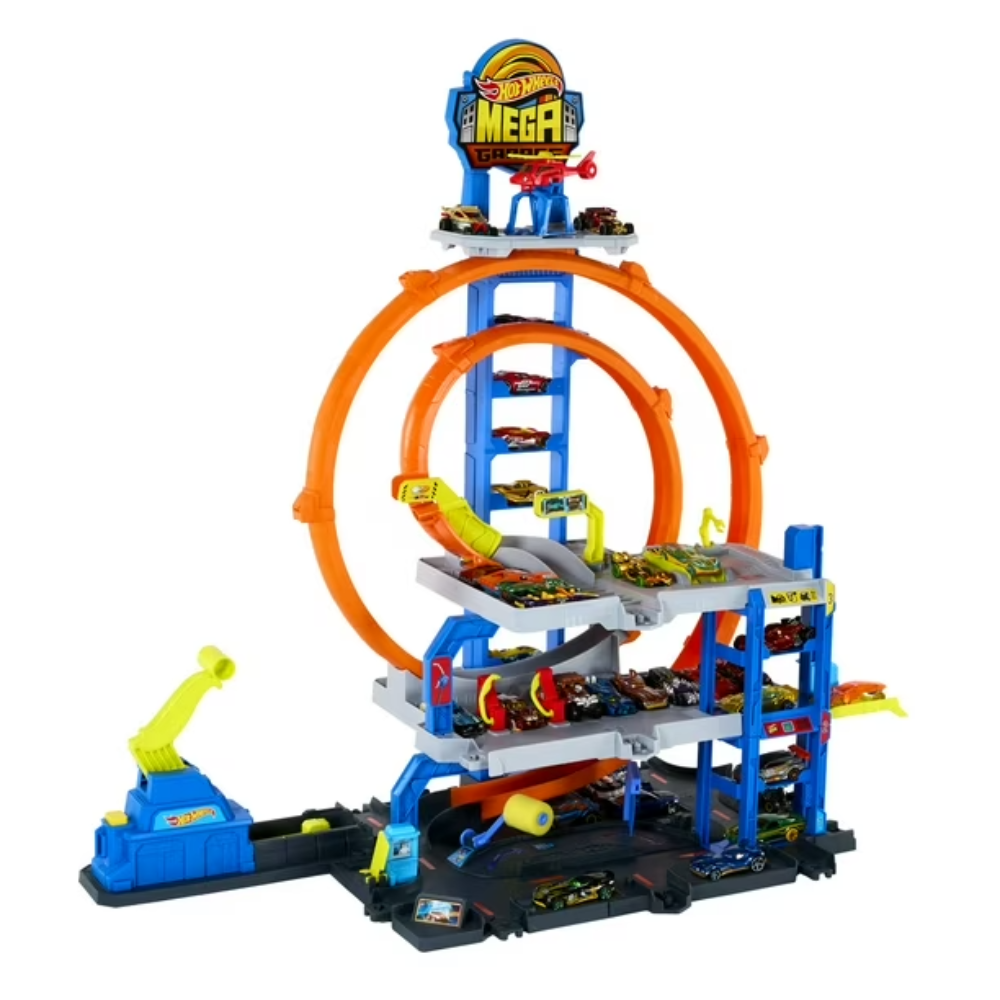 HOT WHEELS CITY PISTA DE JUGUETE MEGA GARAGE - Imagen 5