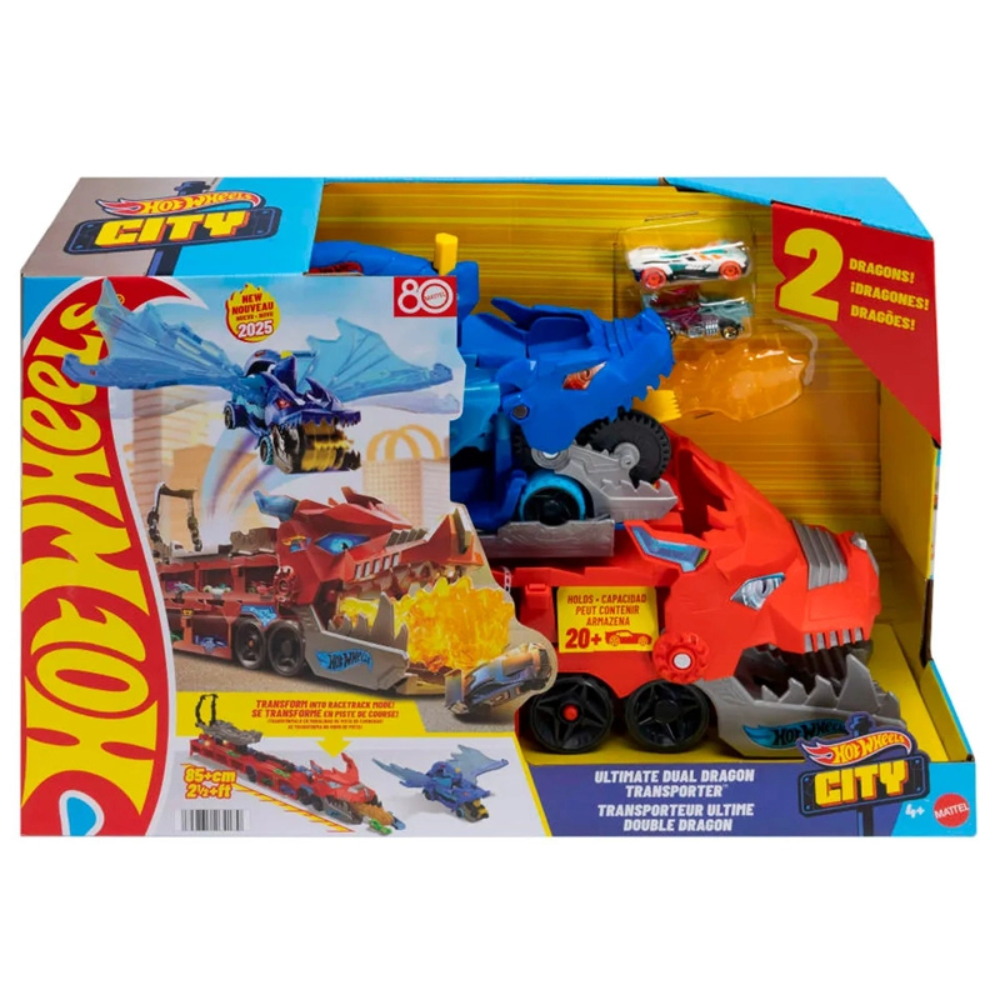 HOT WHEELS CITY PISTA DE JUGUETE SÚPER REMOLQUE - Imagen 7
