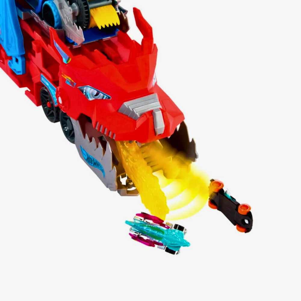 HOT WHEELS CITY PISTA DE JUGUETE SÚPER REMOLQUE - Imagen 6