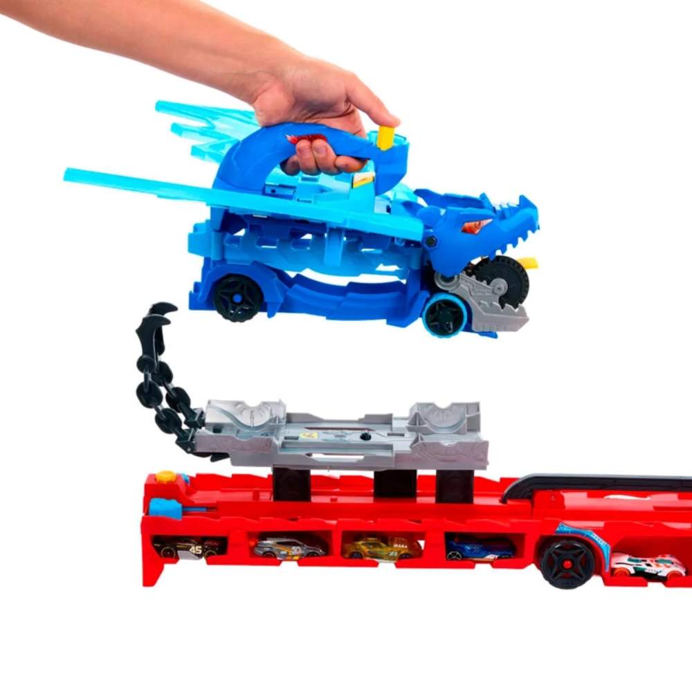 HOT WHEELS CITY PISTA DE JUGUETE SÚPER REMOLQUE - Imagen 4