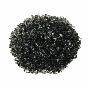 PIEDRA NEGRA BRILLANTE OBSIDIANA DECORATIVA