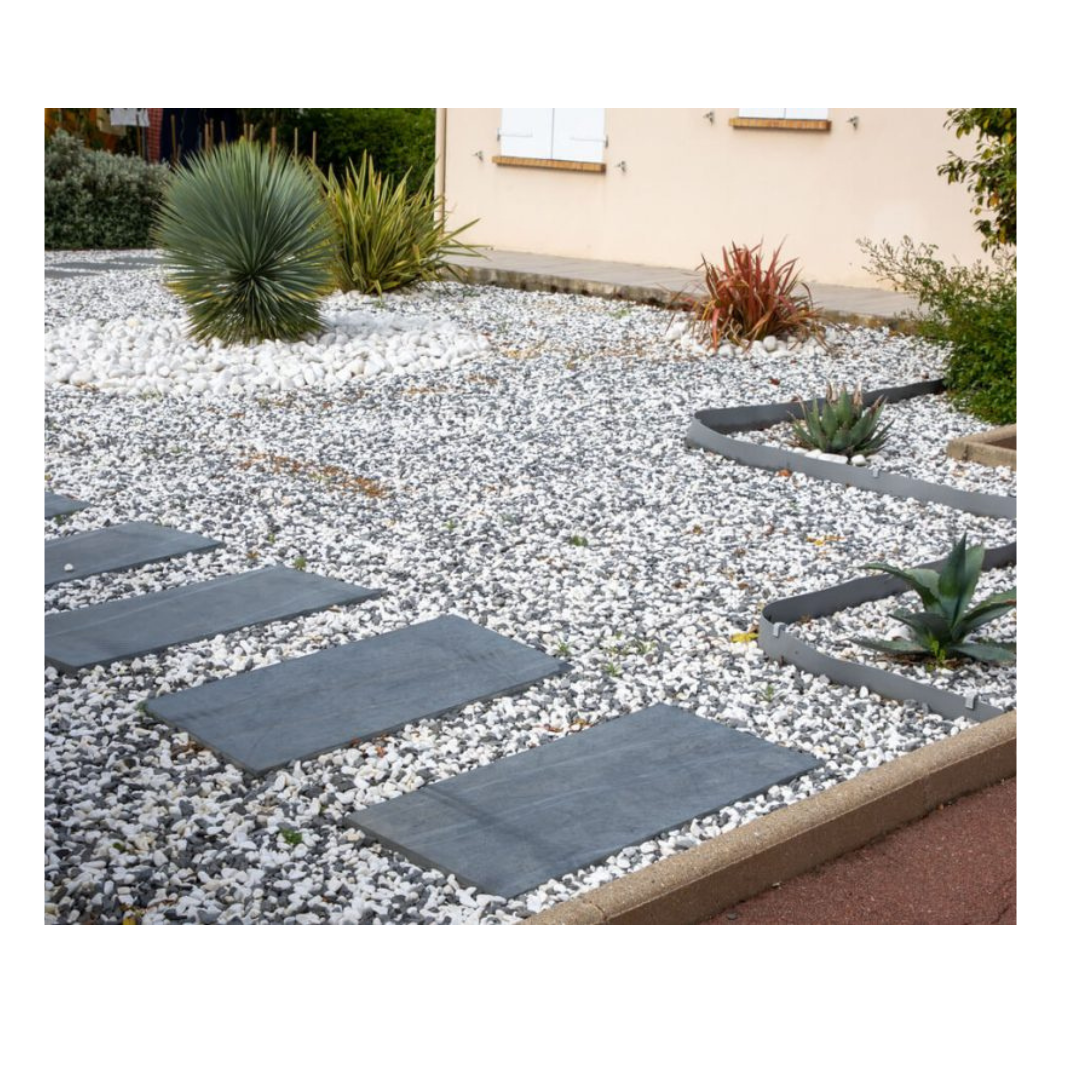 PIEDRA BLANCA BRILLANTE DECORATIVA - Imagen 2